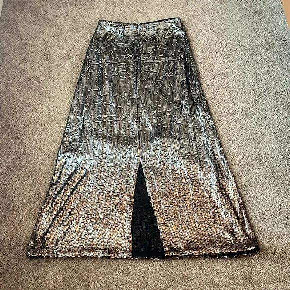 NWT Ariat Glisten Ombré Sequin Maxi Skirt - Picture 6 of 9